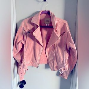Pink 80s jean jacket!